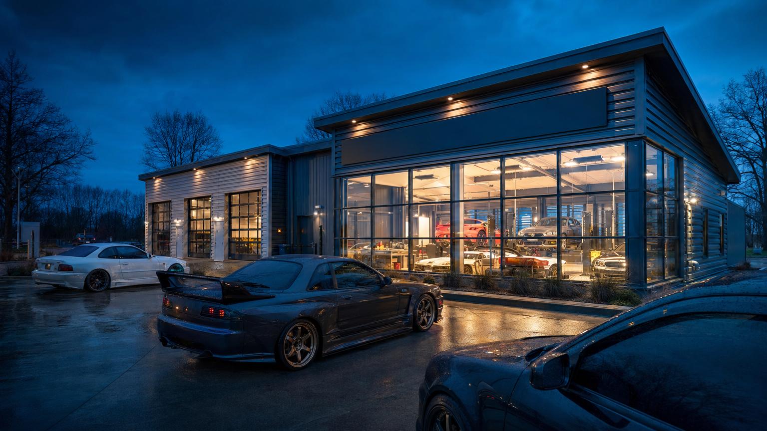 蜜桃修车改装公司门店
